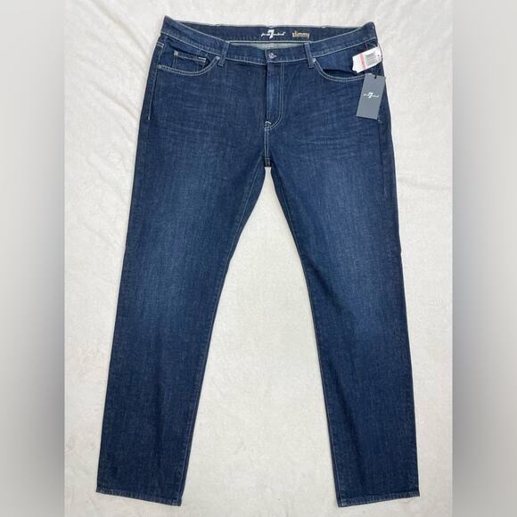 NWT New 7 For All Mankind Slimmy Jean Size 40 - Picture 2 of 8